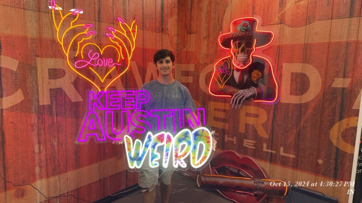 Keep Austin Weird Custom Neon LED Sign | Johnny's LED Factory