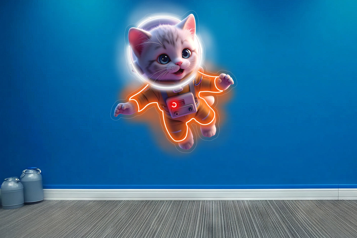 Space Kitten Custom Neon LED Sign