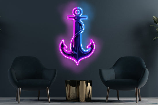 Anchor Synthwave Custom Neon LED