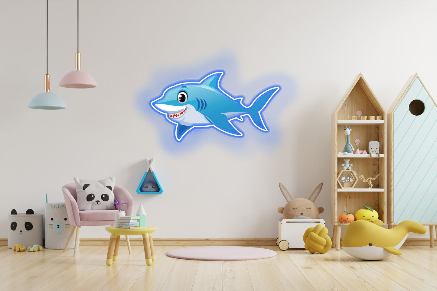 Baby Shark Custom Neon LED Sign