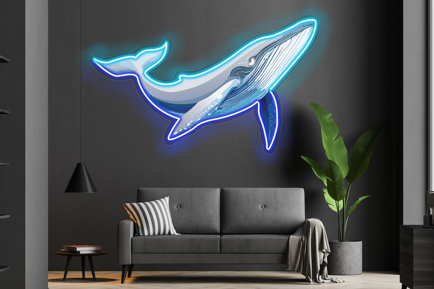 Blue Whale Custom Neon LED