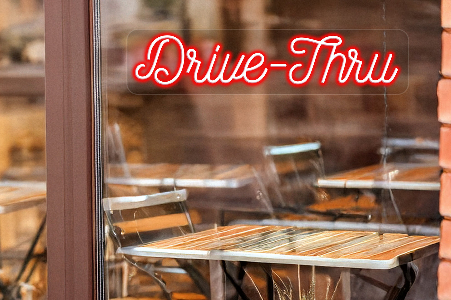 Drive-Thru Custom Neon LED Sign