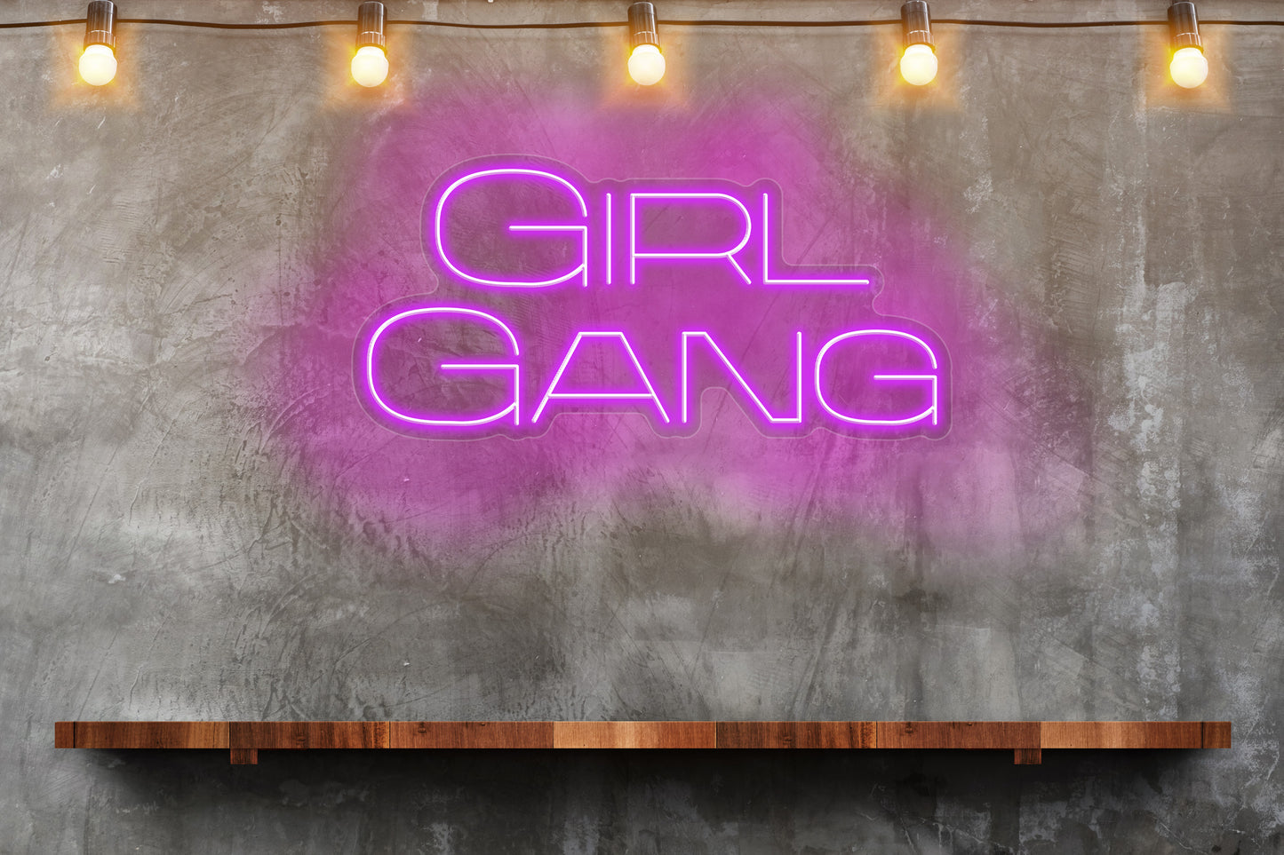 Girl Gang Custom Neon LED Sign