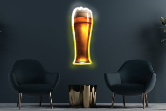 Glass of Beer Custom Neon LED Sign