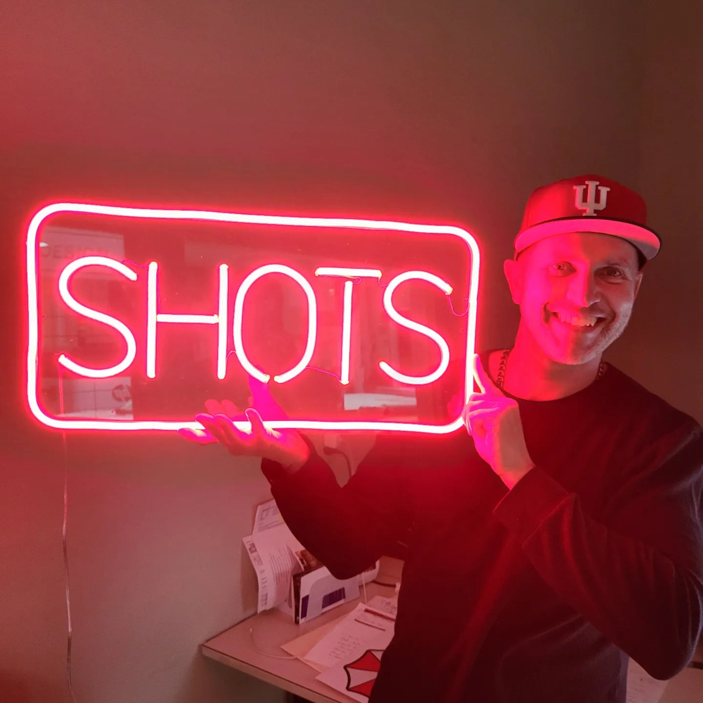 Shots Custom Neon LED Sign