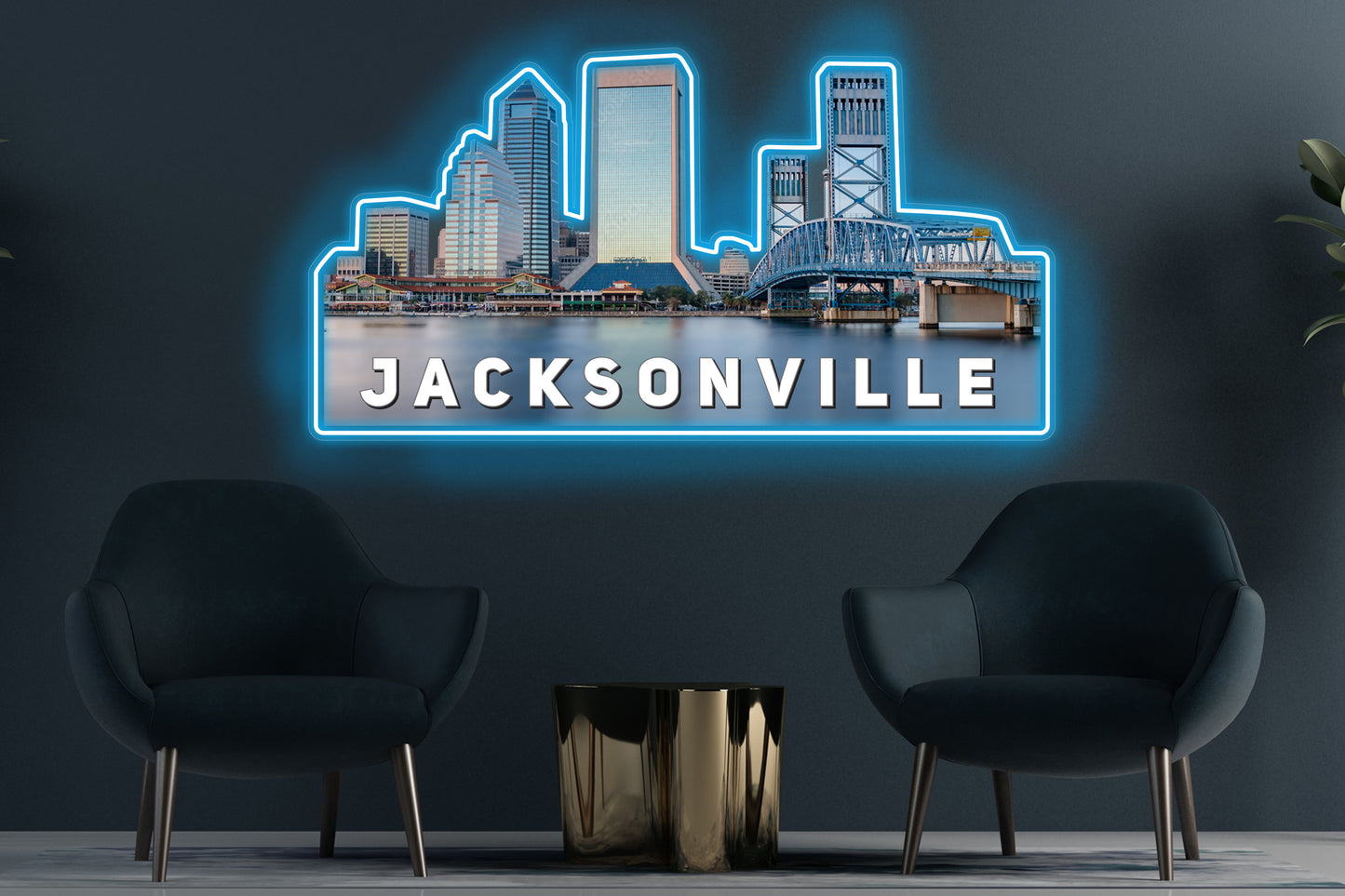 City of Jacksonville, Florida Custom Neon LED Sign