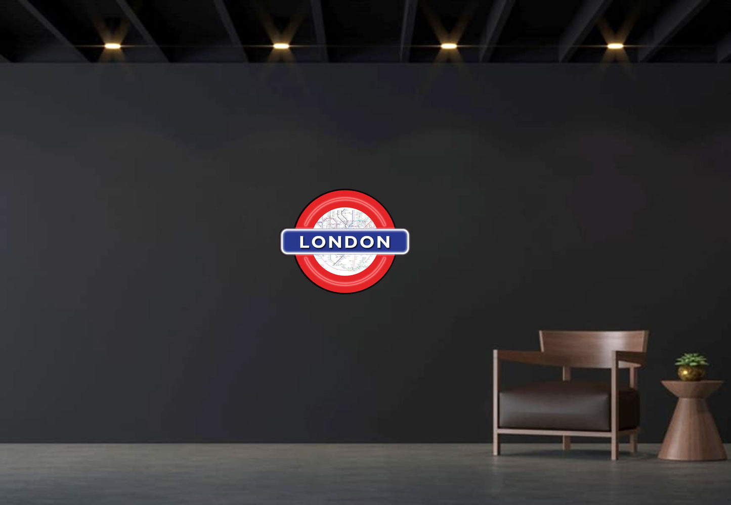 City of London Underground Custom Neon Sign