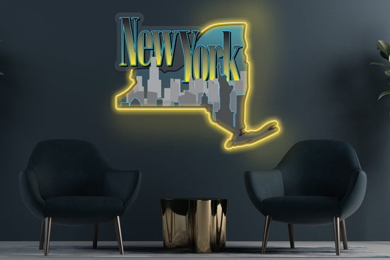 State of New York Custom Neon LED Sign