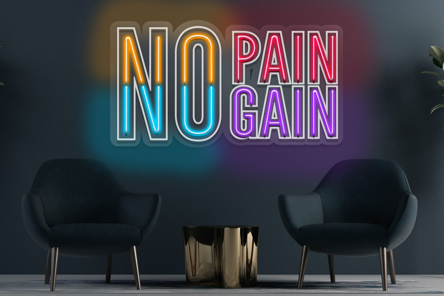 No Pain No Gain Custom Neon LED Sign