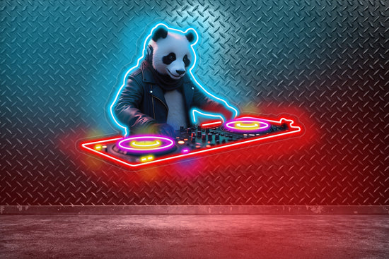 Panda DJ Custom Neon LED Sign