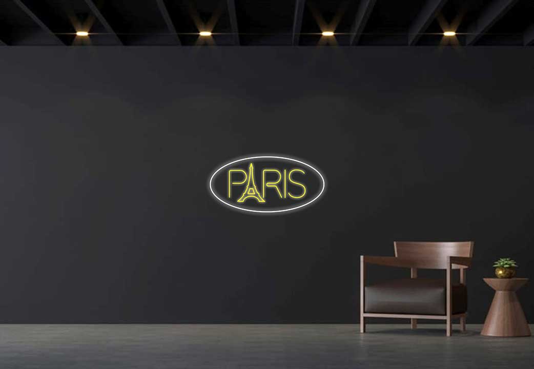 City of Paris Custom Neon LED Sign 