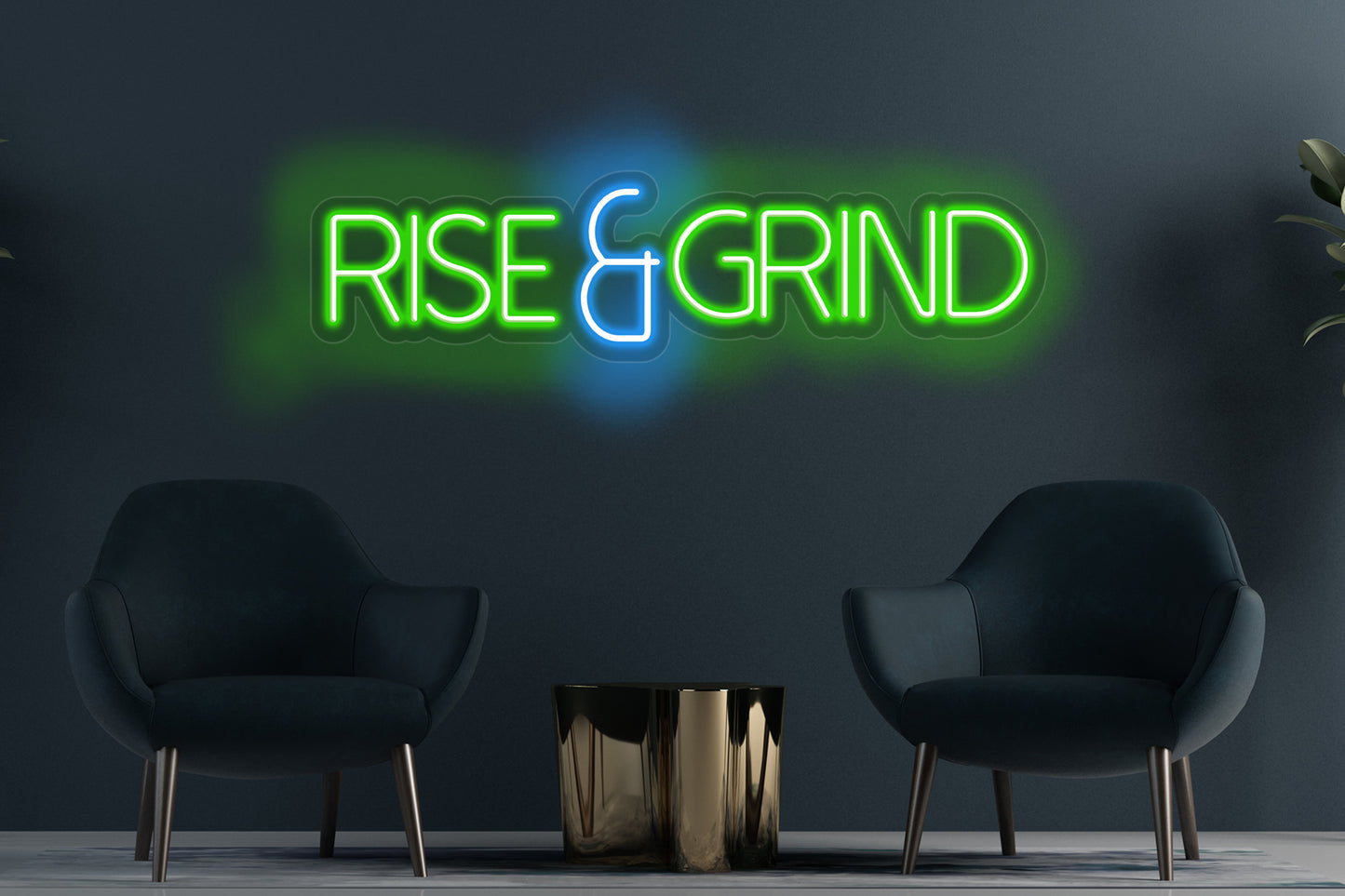 Rise & Grind Custom Neon LED