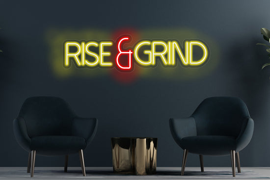 Rise & Grind Custom Neon LED