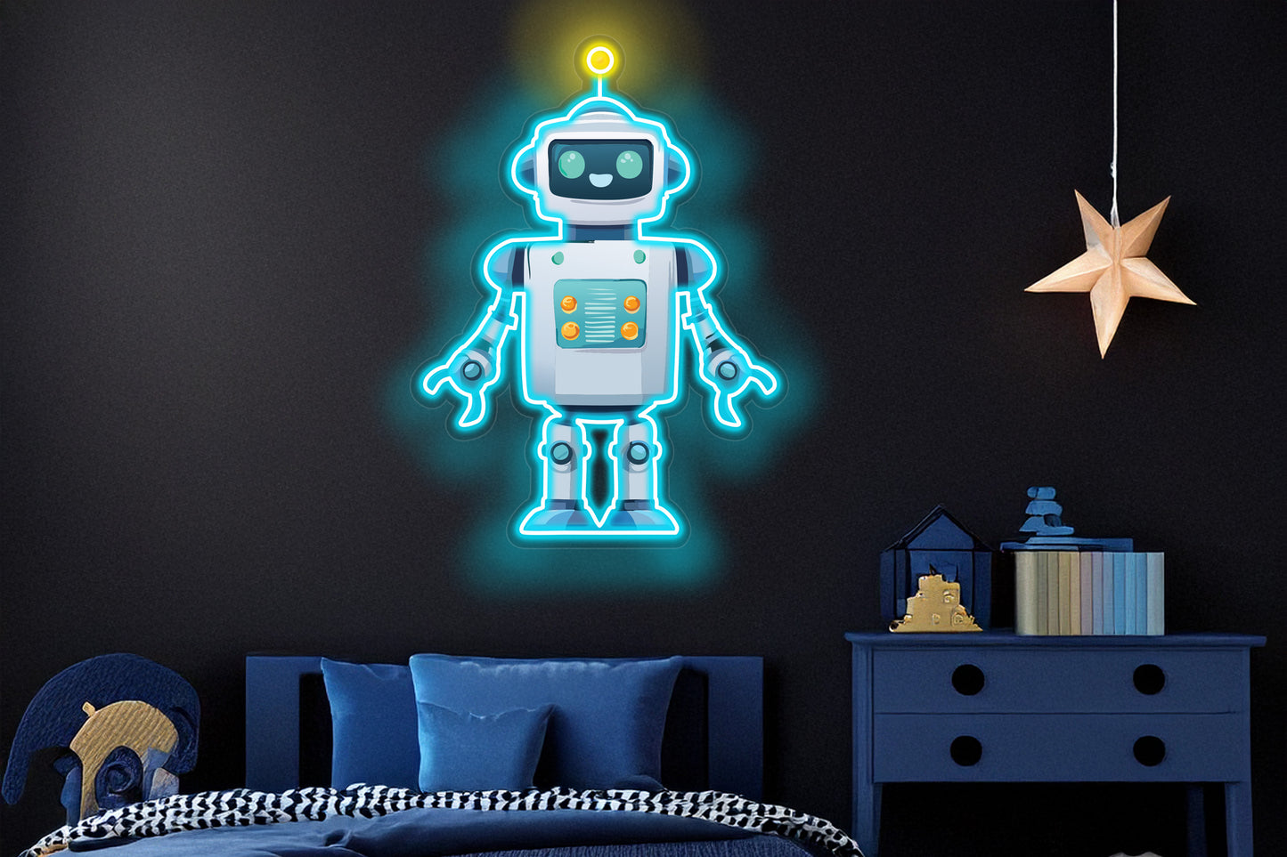 Robot Custom Neon LED Sign