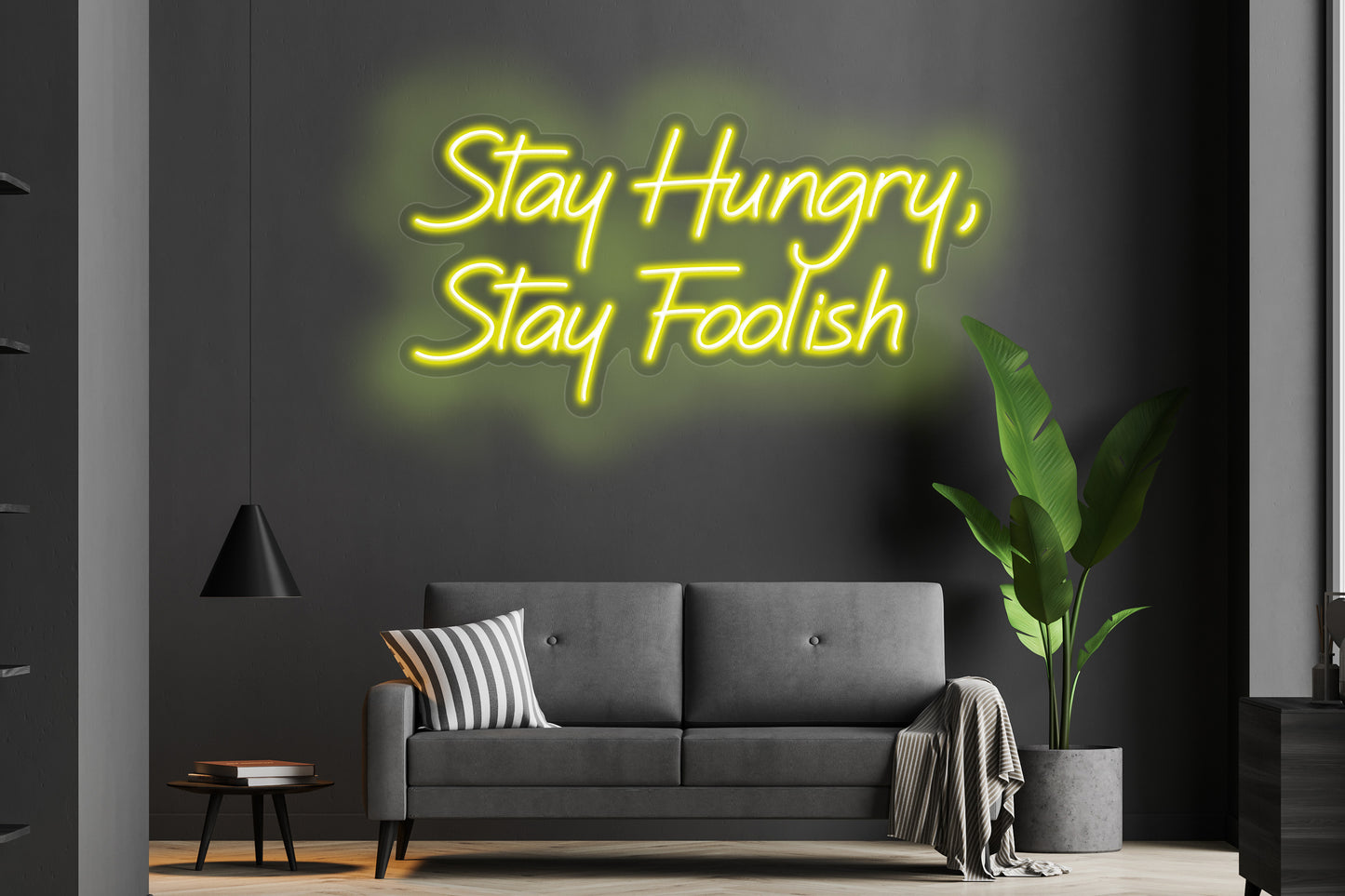 Stay Hungry Stay Foolish Custom Neon LED