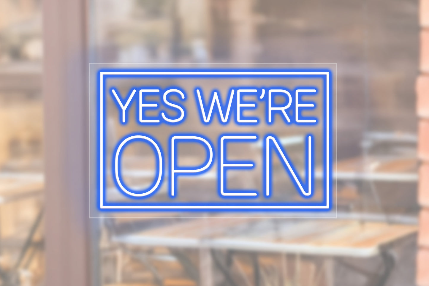 Yes We're Open Custom Neon LED Sign