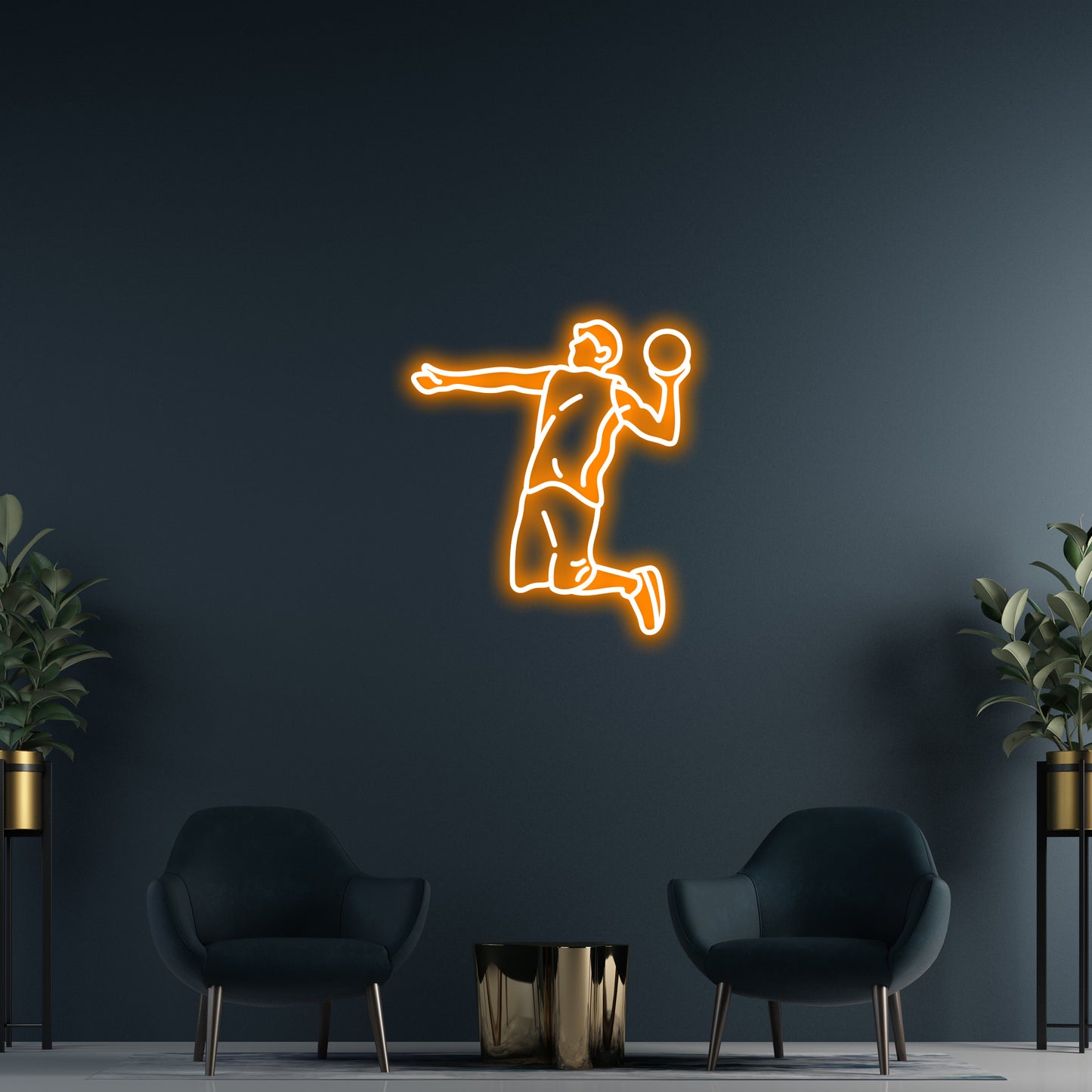 Ball Player Custom Neon Sign