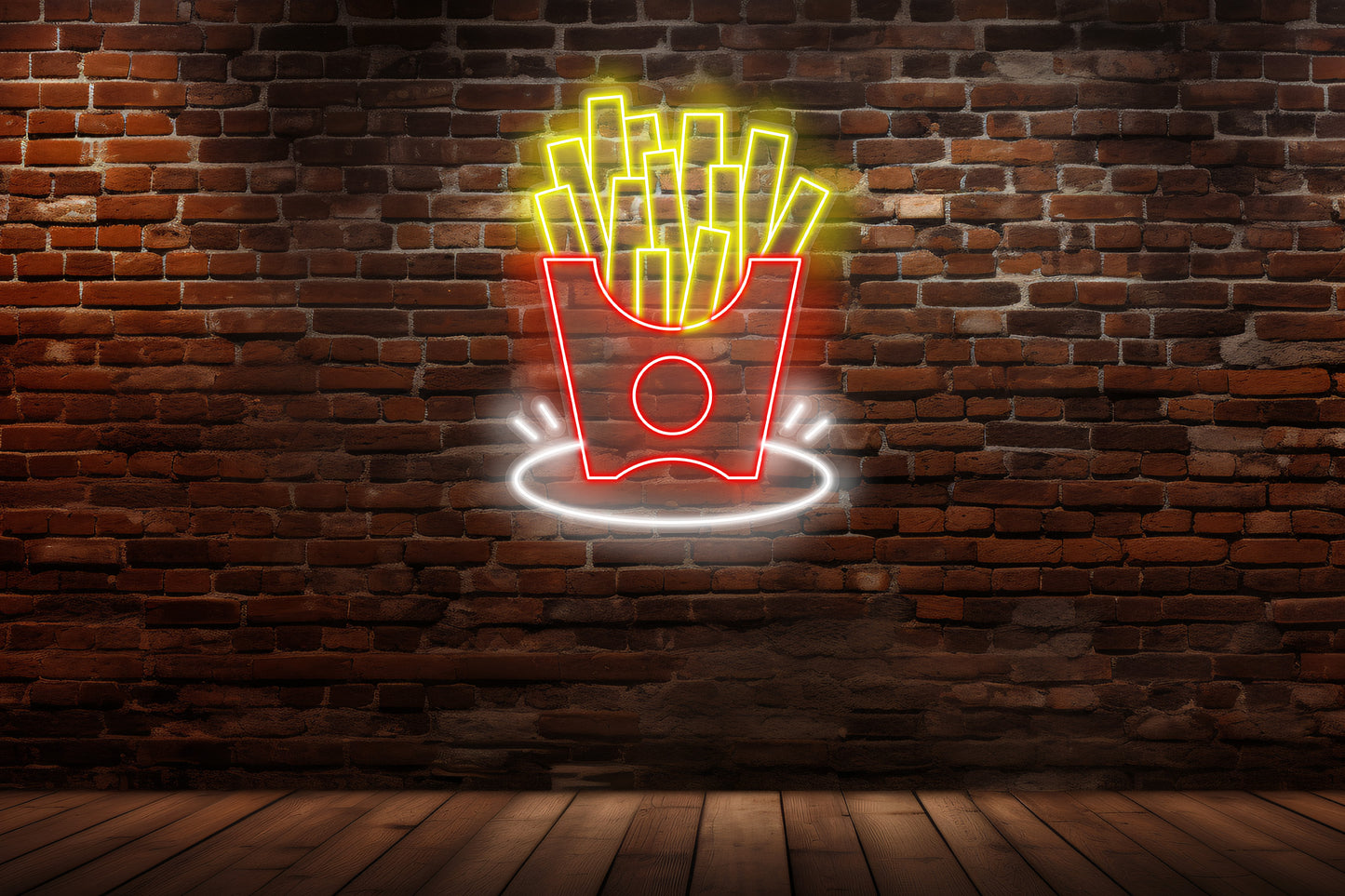 French Fries Custom Neon LED Sign