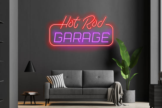 Hot Rod Garage Custom Neon LED Sign