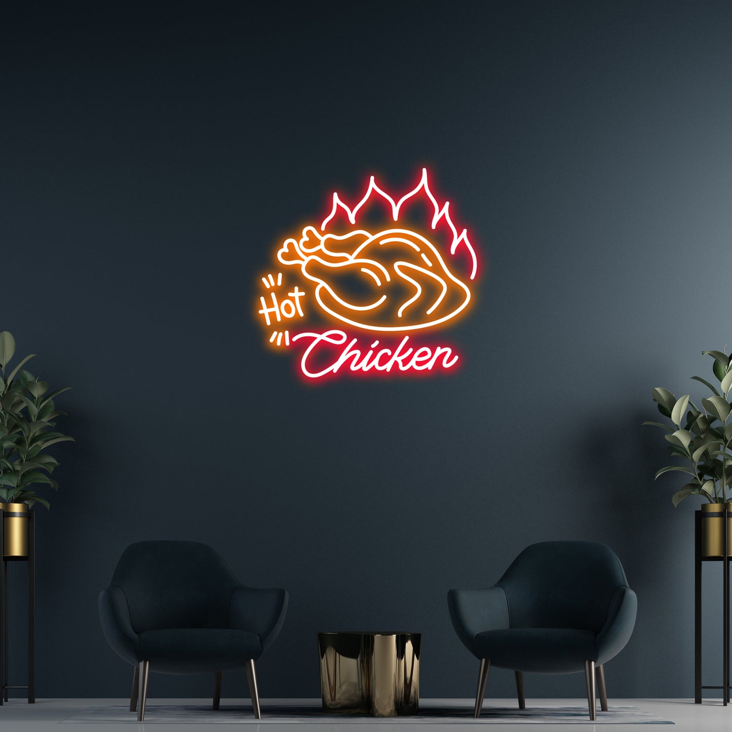 Hot Chicken Custom Neon LED Sign 