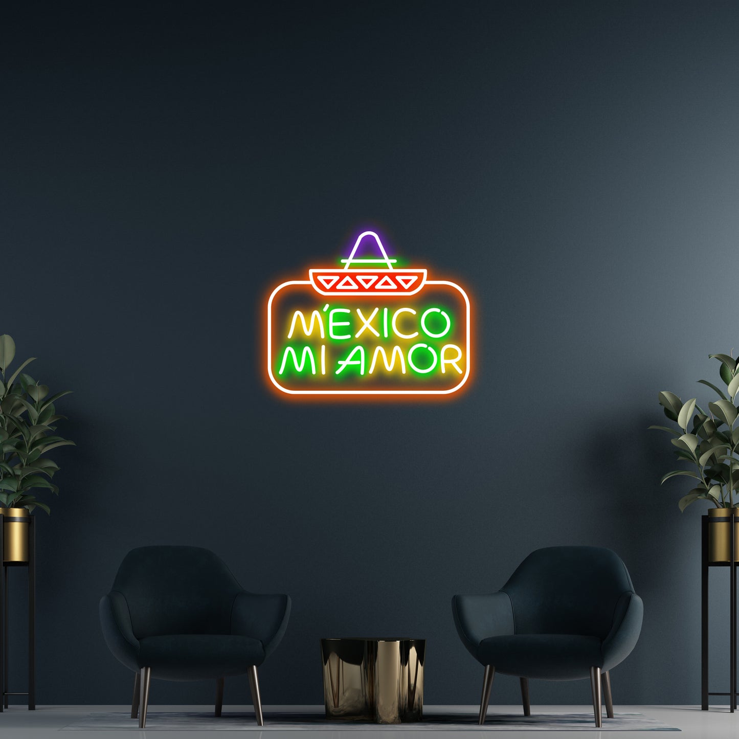 Mexico Mi Amor Custom Neon Sign 