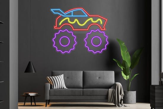 Monster Car Custom Neon LED Sign