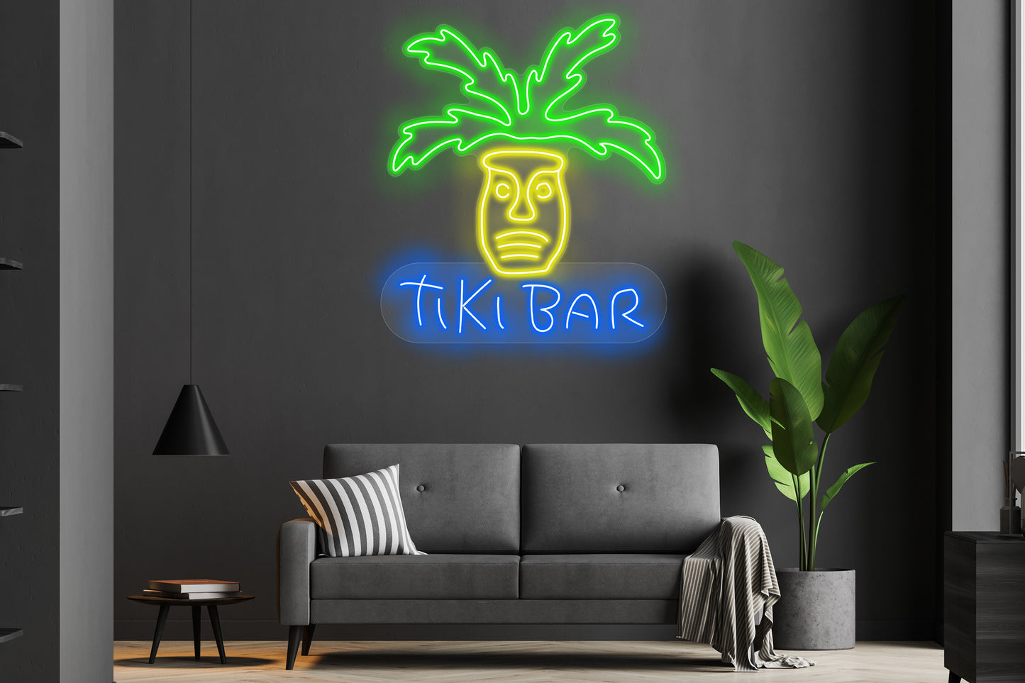 "Tiki Bar" Custom Neon LED Sign